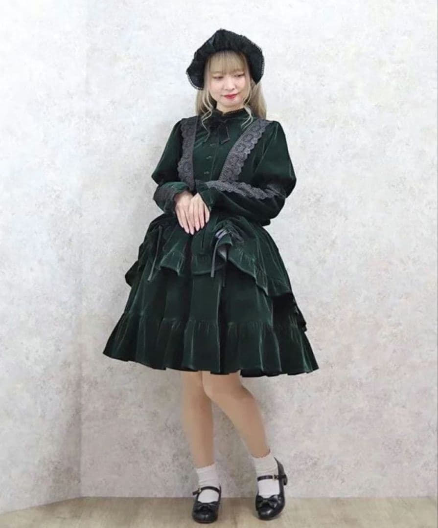 ベルベットドール　ワンピース　　シャルミエール ベルベットドールワンピース | 大人衣料 | axes femme online shop