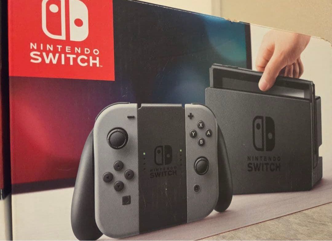 Nintendo Switch 本体 グレー 美品 Nintendo Switch 任天堂 [グレー] [型番:HAD-S-KAAAH]【新品・国内正規