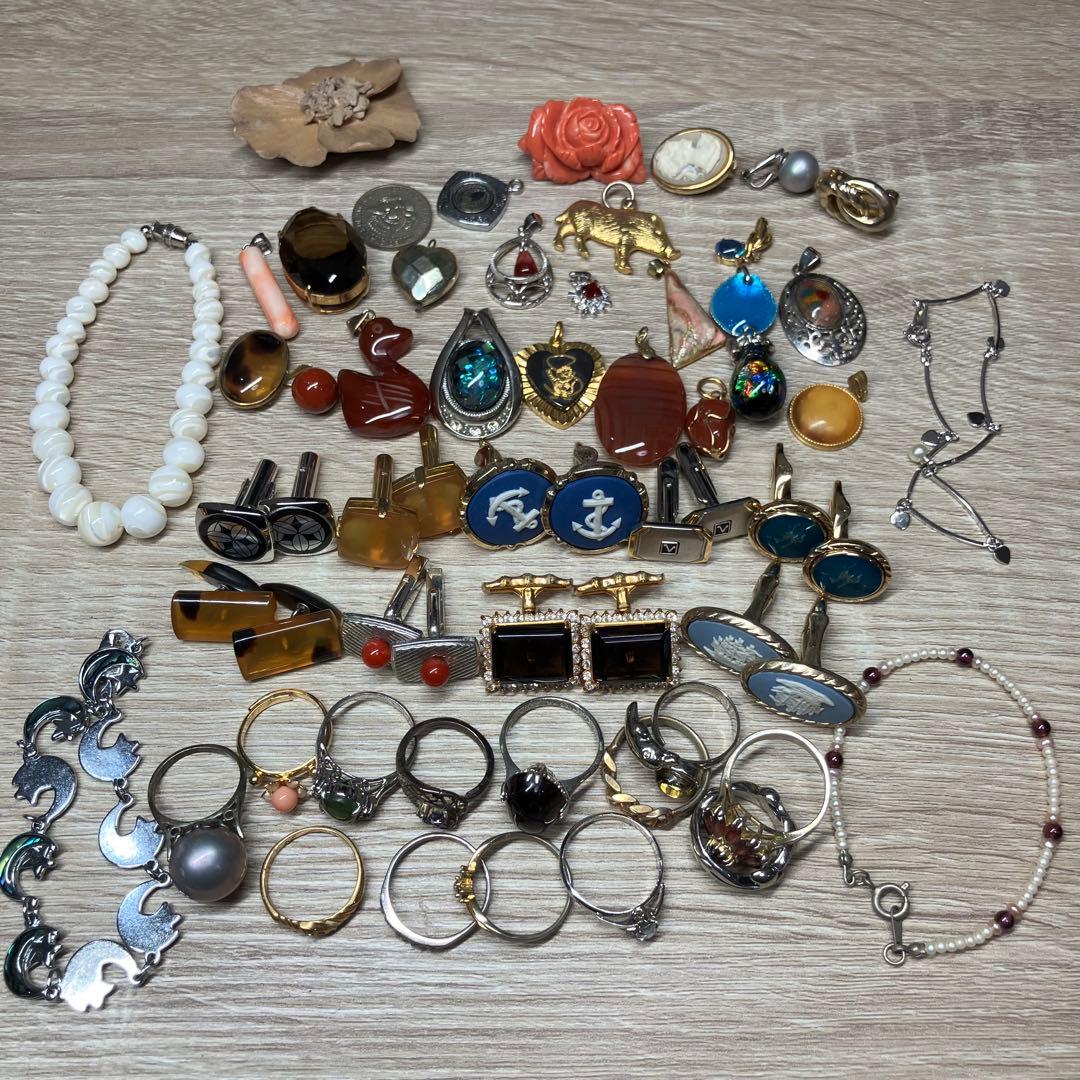 【Edogawa】アクセサリー おまとめ 全てシルバー刻印有 アクセサリー318gまとめ ヤフオクで出品しています