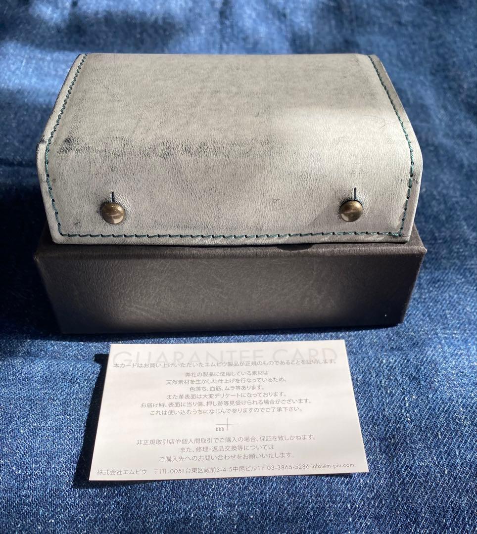 エムピウM + ミッレフォリエⅡ ゴースト　ジーンズ 未使用に近い】エムピウ m+ ミッレフォッリエP25 ゴーストレザー