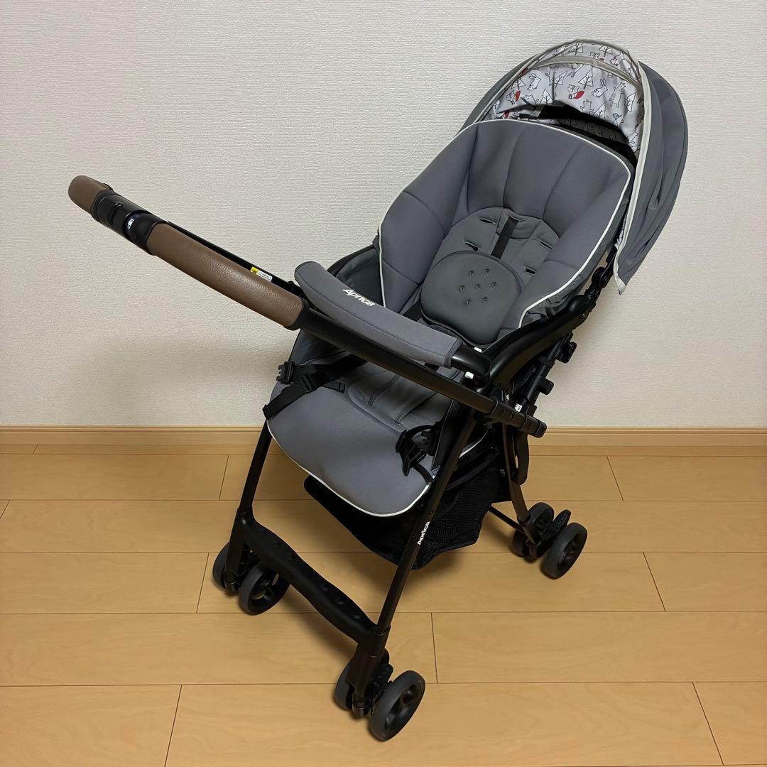 Aprica　カルーンエアー　アニマルグレー アップリカ（Aprica） カルーンエアー AD グレー GR 超軽量3.9kg
