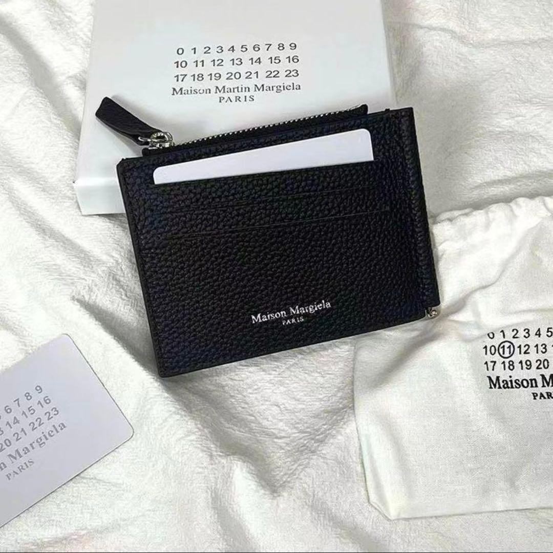 Maison Margiela ブラックレザーマネークリップ 黒 Maison Margiela(メゾン マルジェラ)｜【UNISEX】マネークリップ