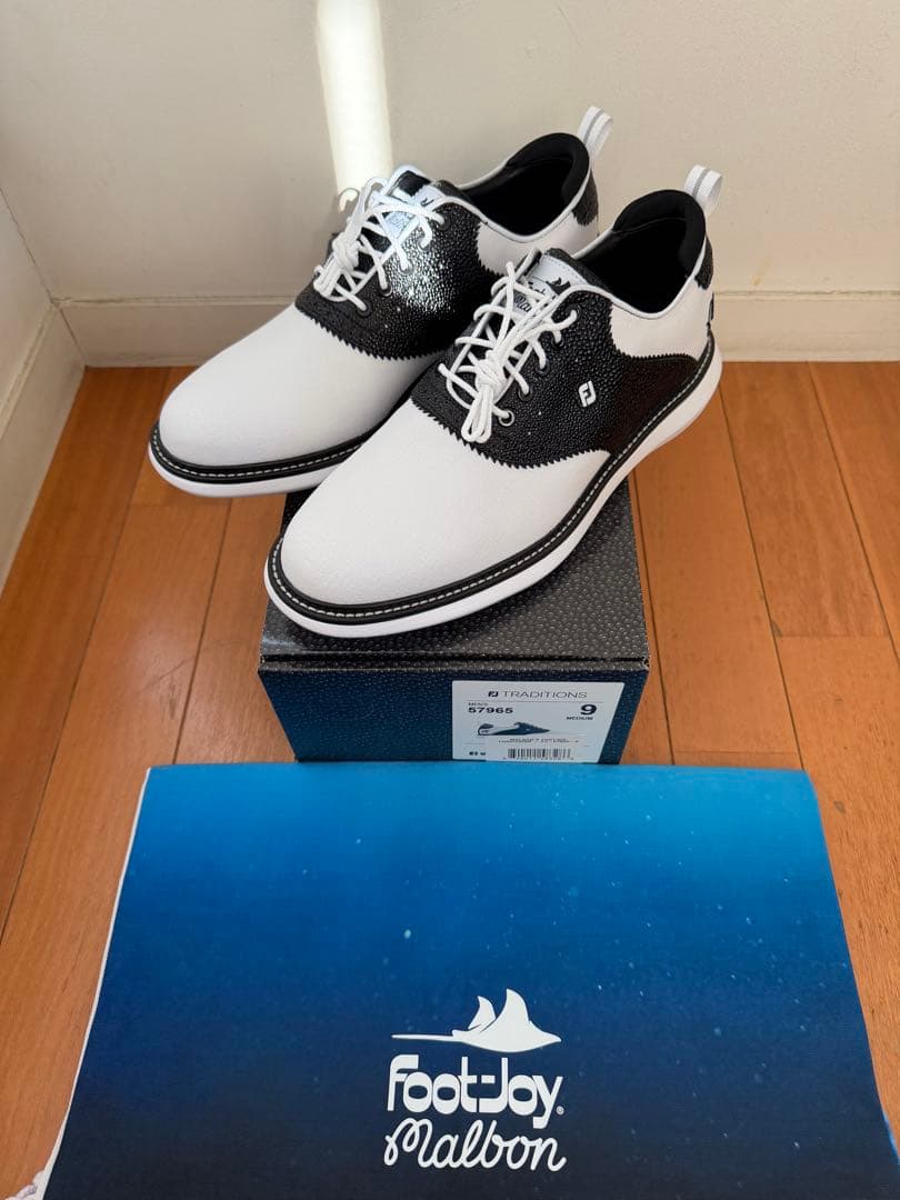 MALBON X FOOTJOY TRADITIONS ゴルフシューズ