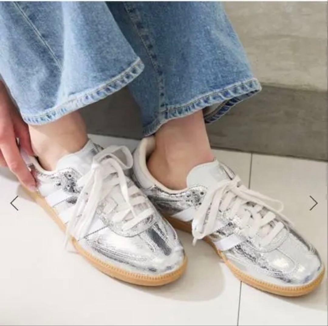 adidas アディダス SAMBA OG シルバー24.5 サンバ - メルカリ