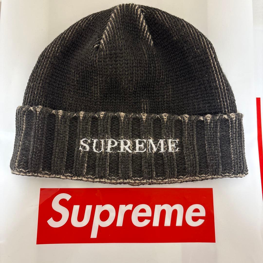 帽子 supreme overprint beanie black 中古・古着通販】SUPREME (シュプリーム) OVERPRINT BEANIE/オーバー