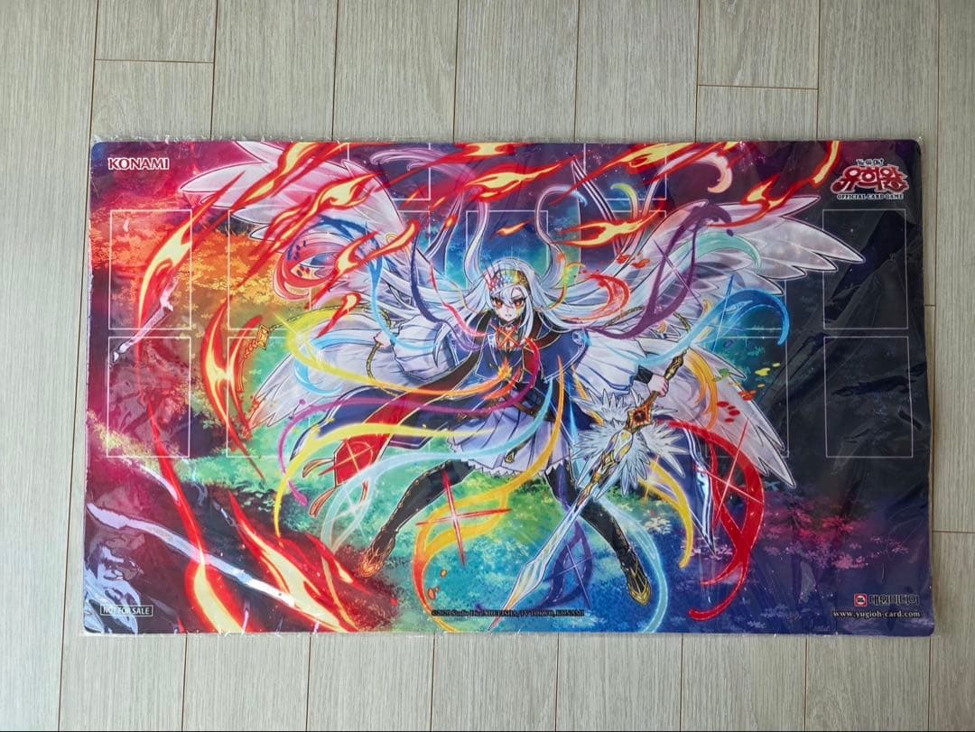 遊戯王 韓国限定 神芸なる知恵の乙女 公式 プレイマット 遊戯王 韓国限定 影霊衣の舞巫女 エミリア プレイマット | ✨プラチナ