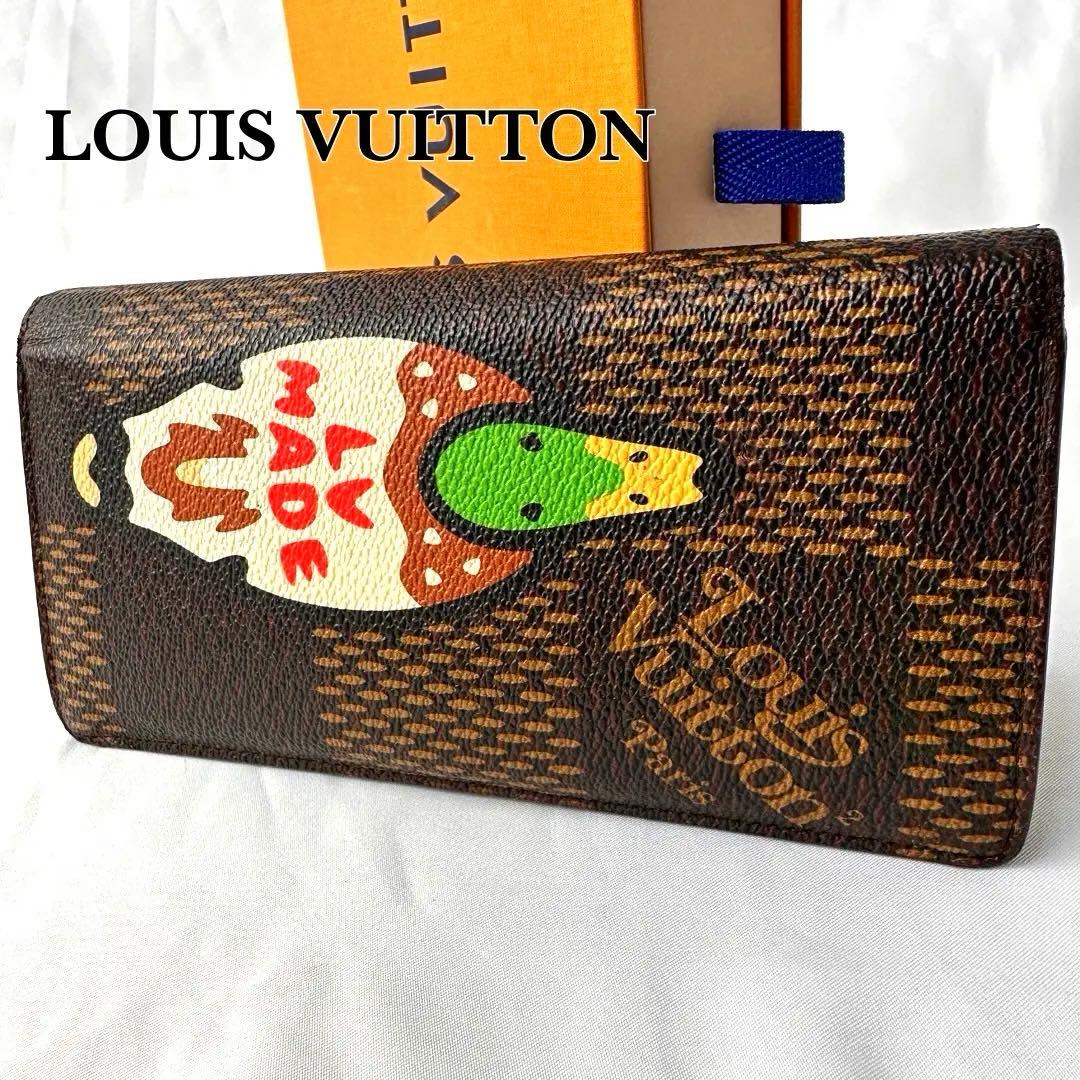 【美品】ルイヴィトン 長財布 ブラザ ダミエ ジャイアントNIGOコラボ 箱付き 楽天市場】【10%OFF】 ルイヴィトン 長財布 ポルトフォイユ ブラザ