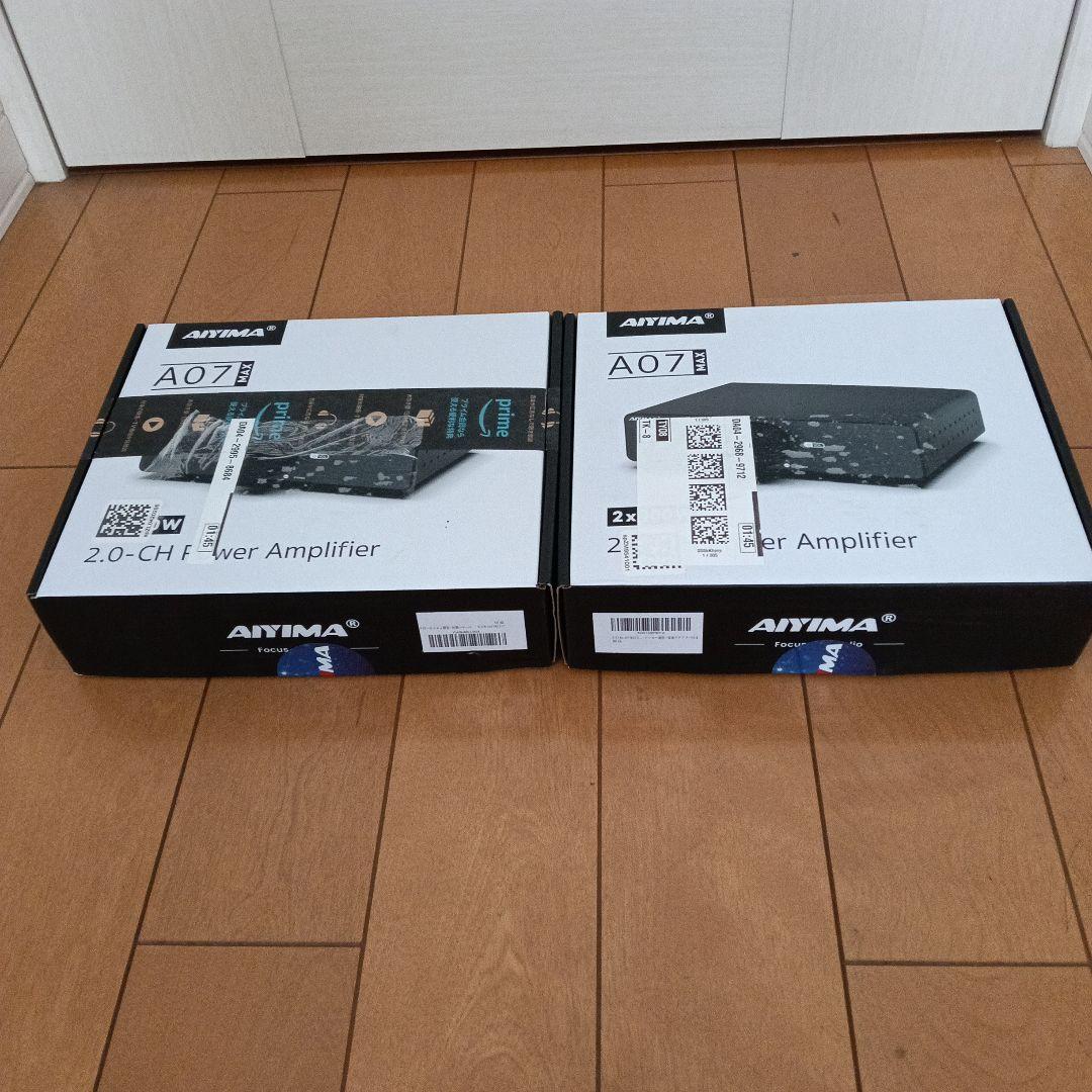 デジタルアンプ　AIYIMA A70 MAX ２台　新品同様 オーディオアンプAIYIMA-A70 W x 2,300,tpati3255,12v,バランス入力