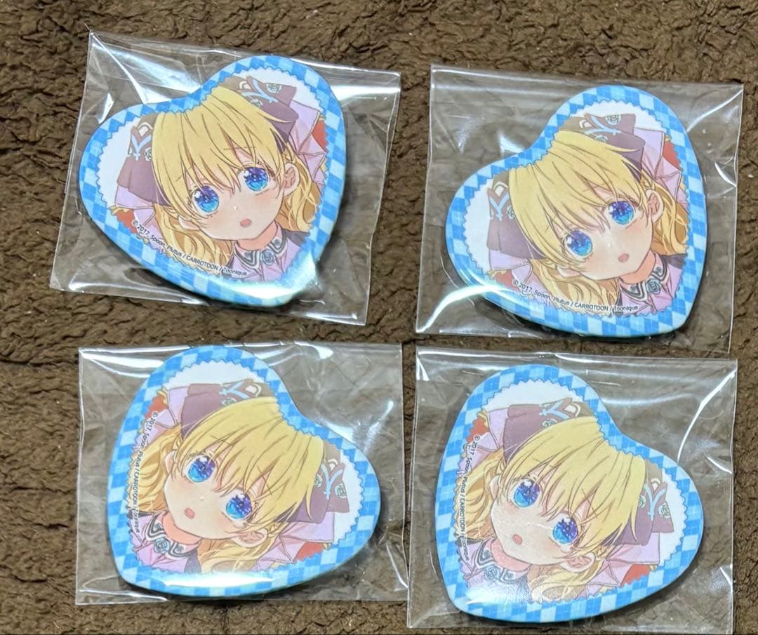 ある日、お姫様になってしまった件について アタナシア 缶バッジ 4点