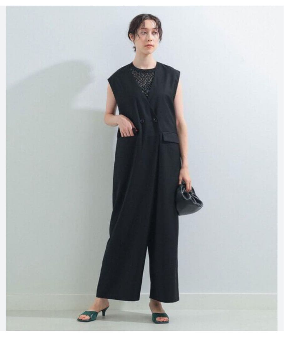 Ray BEAMS スーツ ディテール サロペット Ray BEAMS（レイ ビームス）スーツ ディテール サロペット（パンツ