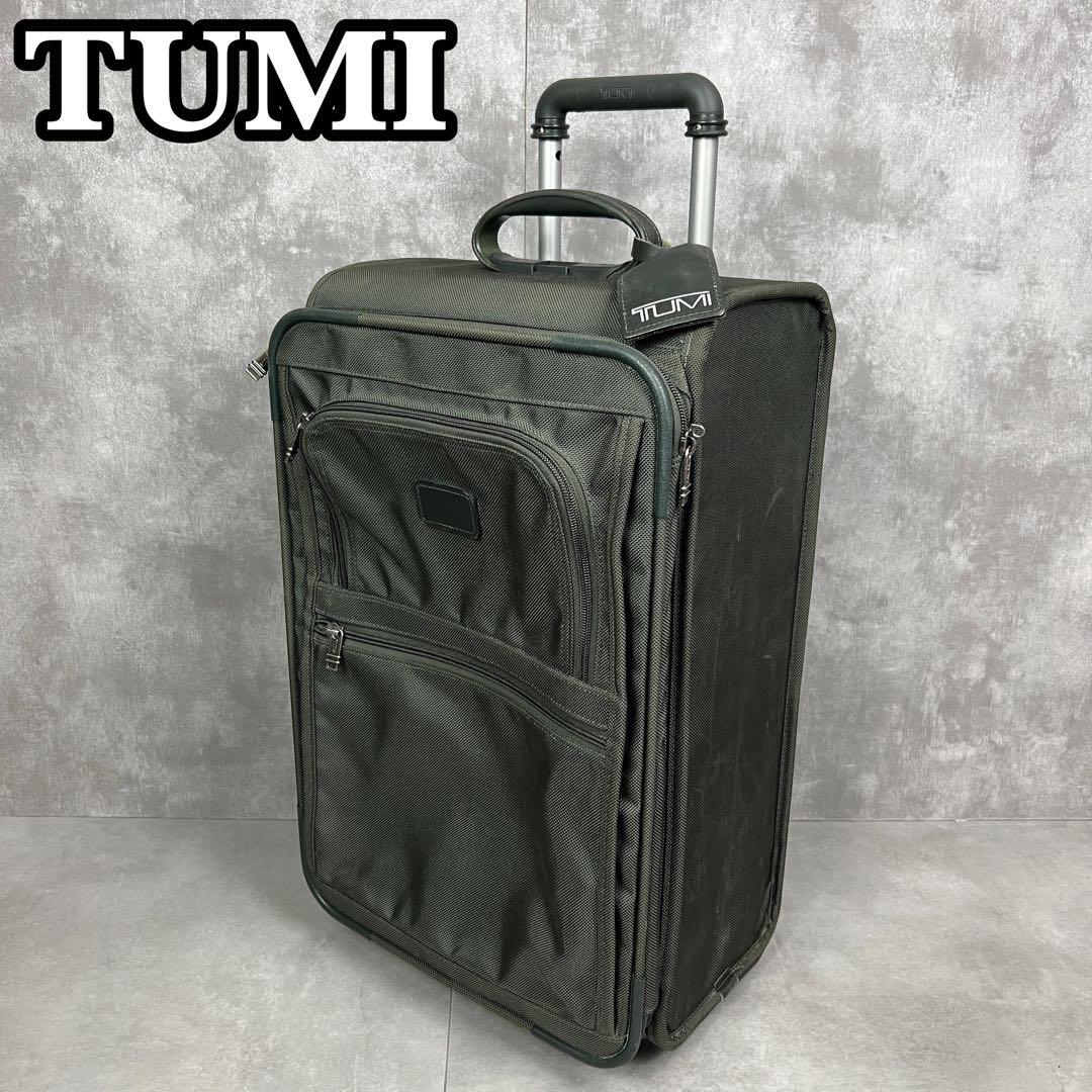 希少色　カーキ　TUMI　トゥミ　キャリーバッグ　スーツケース　2輪　出張　旅行 TUMI（トゥミ） 並行輸入 キャリーケース ナインティーンディグリー