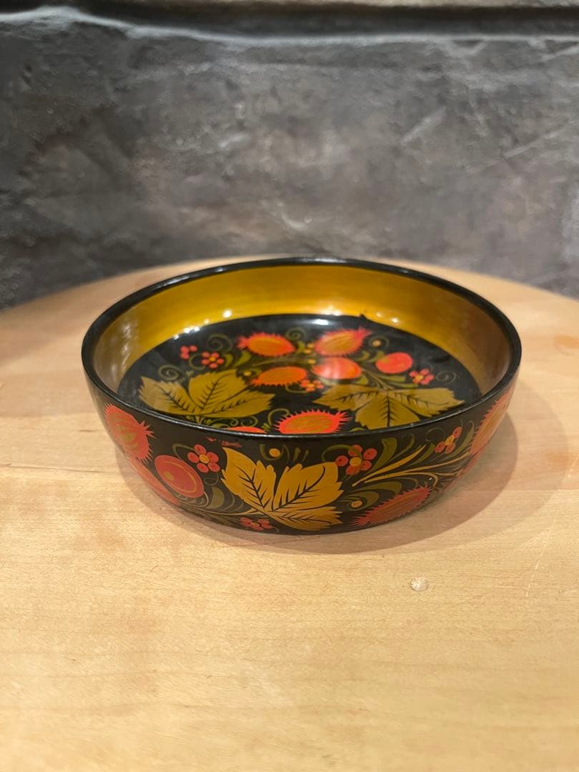 ロシア伝統工芸 ホフロマ 小物入れ - メルカリ