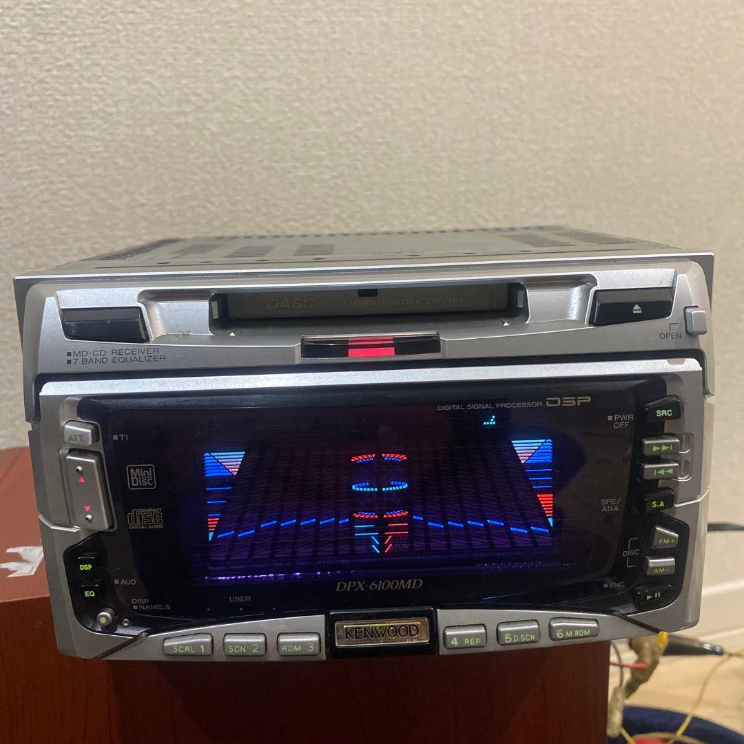 KENWOOD DPX-6100MD CD・MDデッキ KENWOOD DPX-6100MD 2DIN CD MD JDM Car Audio w/ External Bluetooth