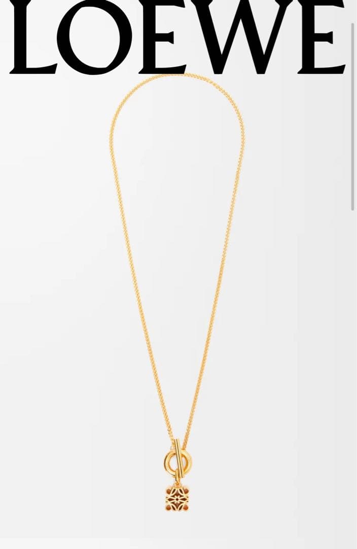 LOEWE ゴールド ネックレス ロゴチャーム 楽天市場】【最大2万円OFFクーポン対象・3/8限定】LOEWE ロエベ