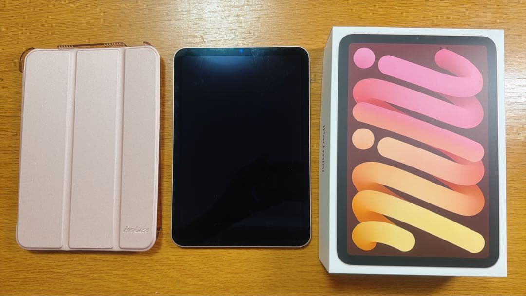 Apple iPad mini 第6世代 64GB ピンク 本体 箱、ケース付 Amazon.co.jp: 【整備済み品】 Apple iPad mini (第6世代) Wi-Fi 64GB