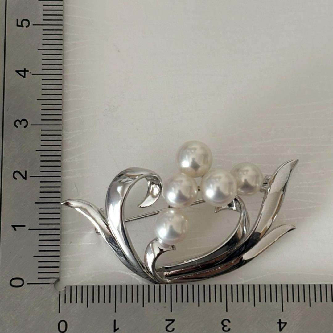 MIKIMOTO シルバー パール ブローチ - メルカリ