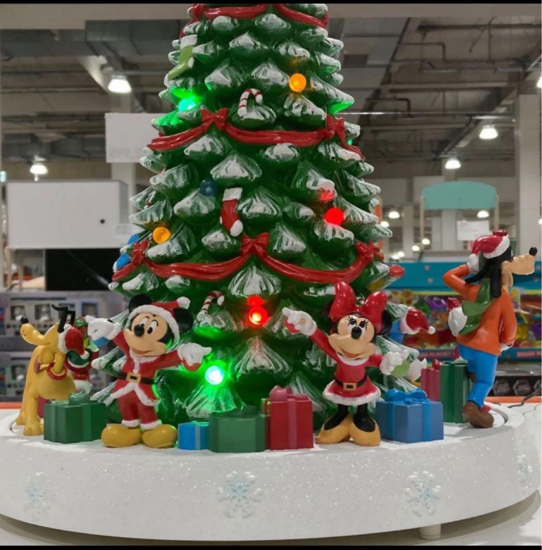新品 クリスマスツリー ディズニー イルミネーション オルゴール