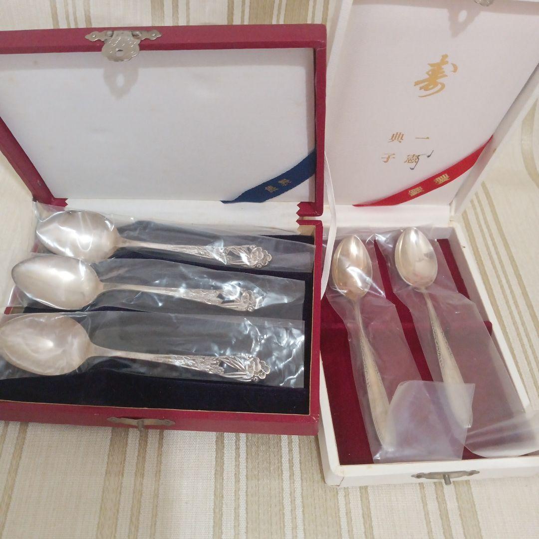 銀製 スプーン5本セット 70ｇ 銀製カトラリー「鶴亀」スプーンセット : 銀食器・銀製器の老舗上田