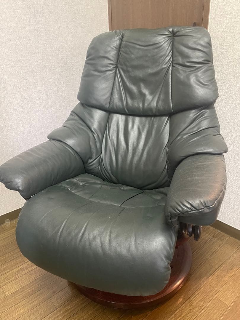 【美品】EKORNES RENO(S) ストレスレスチェア(本体) ホームシアター定番チェア・エコーネス「Stressless」に新改良モデルが
