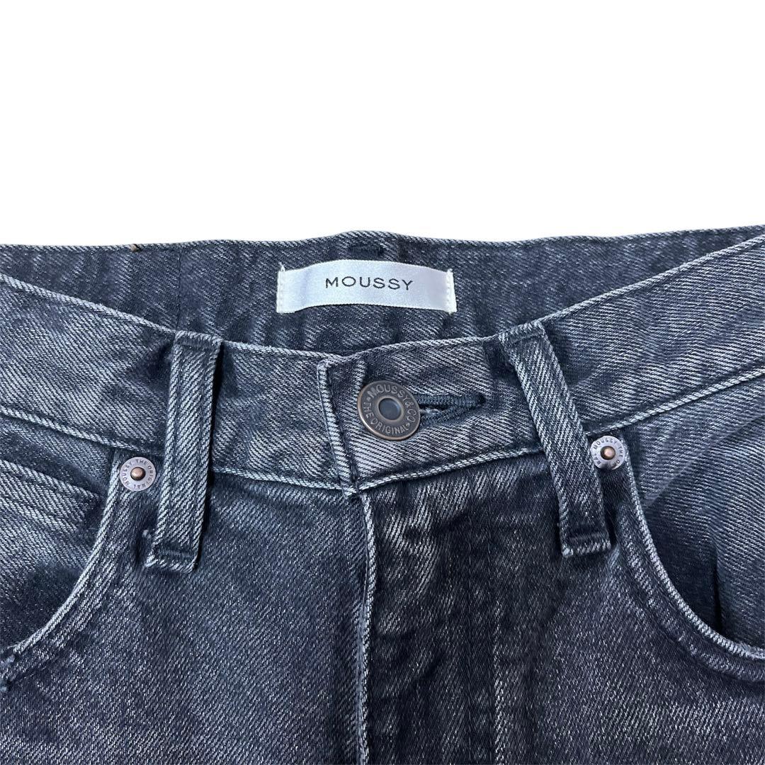 人気モデル】MOUSSY MVS BLACK FLARE ブーツカットデニム - メルカリ