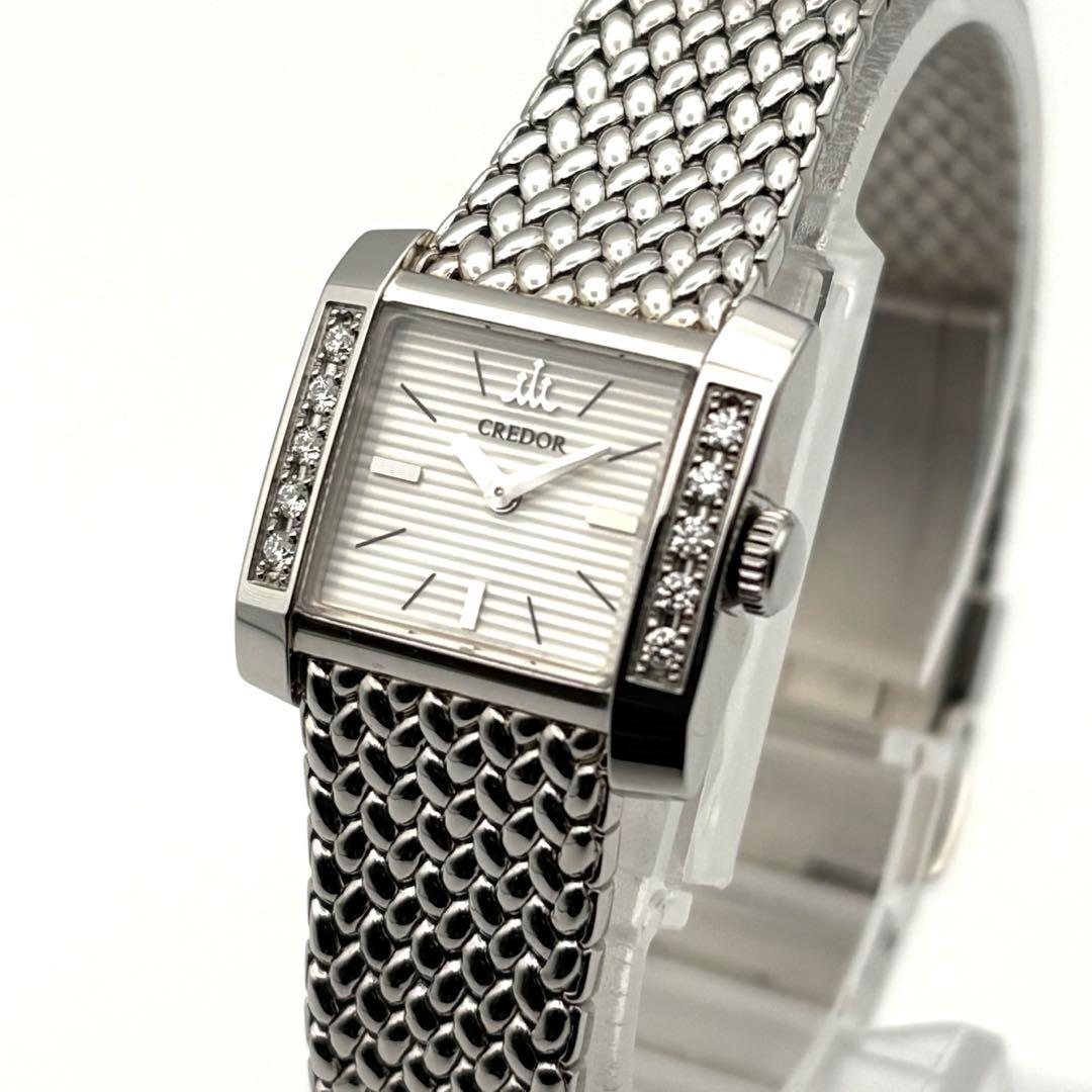 CREDOR ダイヤベゼル クォーツ レディース 腕時計 CREDOR セイコー クレドール SEIKO ダイヤ ベゼル レディース 腕時計