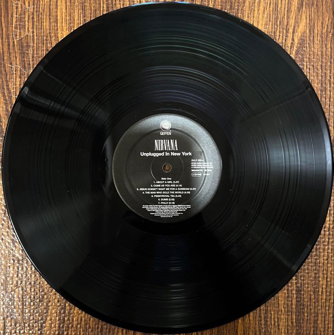 NIRVANA UNPLUGGED IN NEW YORK LP 美品◎ - メルカリ