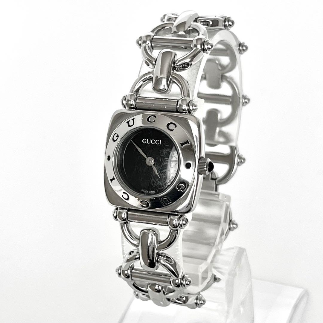 グッチ GUCCI 6400L レディース腕時計 磨き済み 電池新品 s2231 - メルカリ