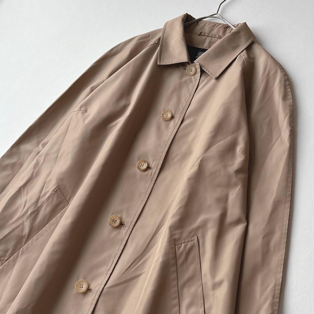 希少サイズ4L相当✨バーバリーロンドン シルク混ステンカラーコート A