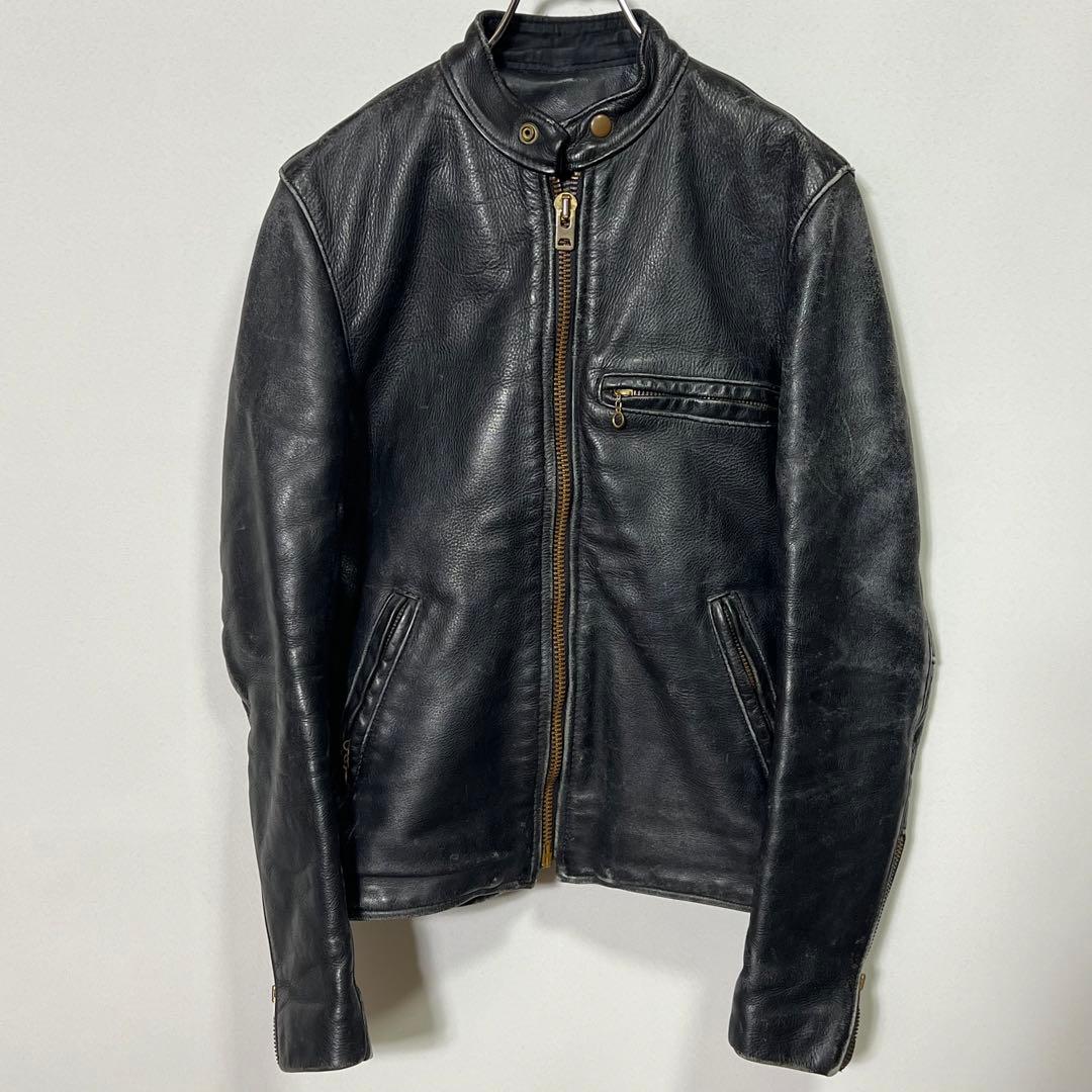 VANSON バンソン　シングル　ライダース　ジャケット　サイズ34 VANSON（バンソン） MODEL B SINGLE RIDERS JACKET シングル