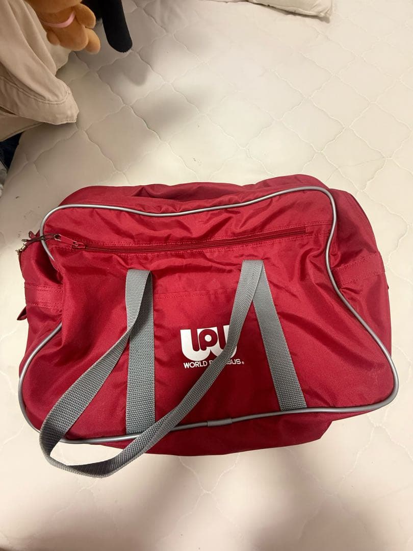 ワッペ 旧 赤 週末お値下げ新品正規品ワールドペガサス 旧ワッペ スクールバッグ 赤