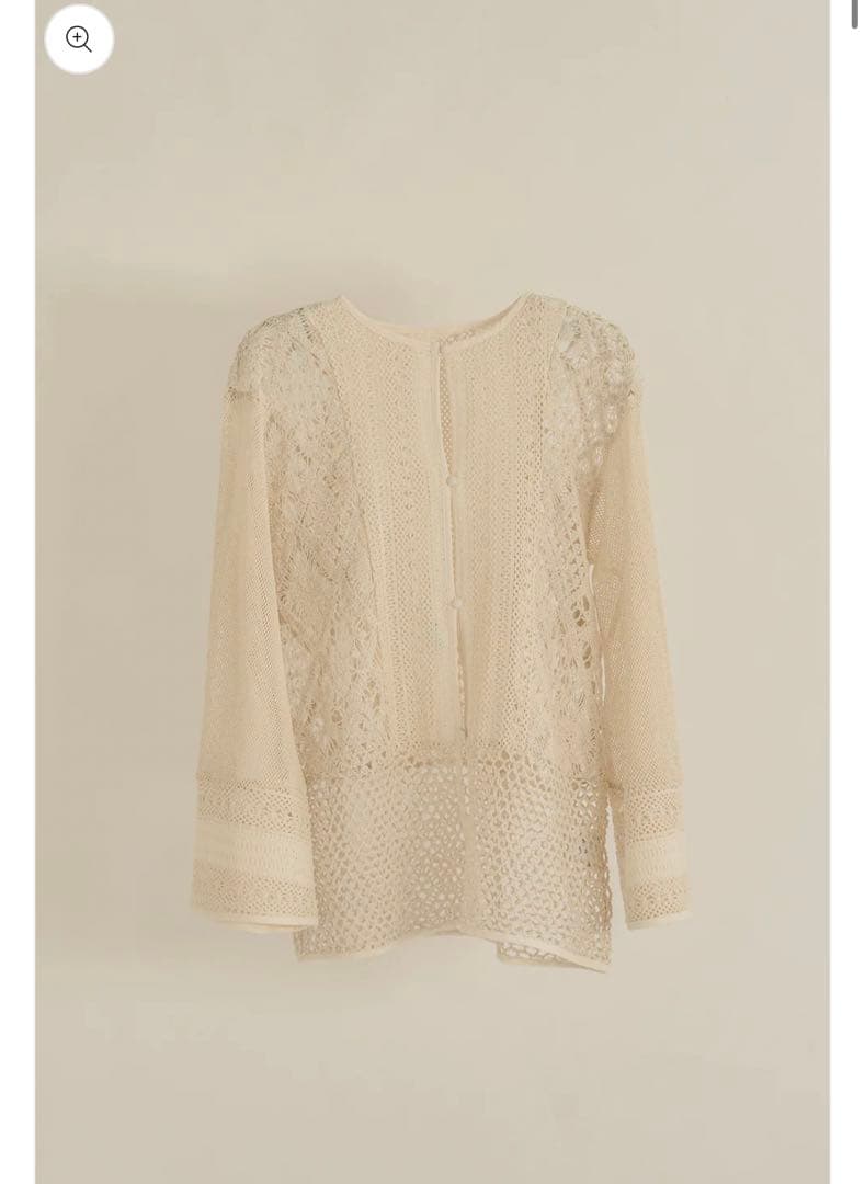 Eaphi eaphi cotton lace patchwork blouse cotton lace patchwork pants