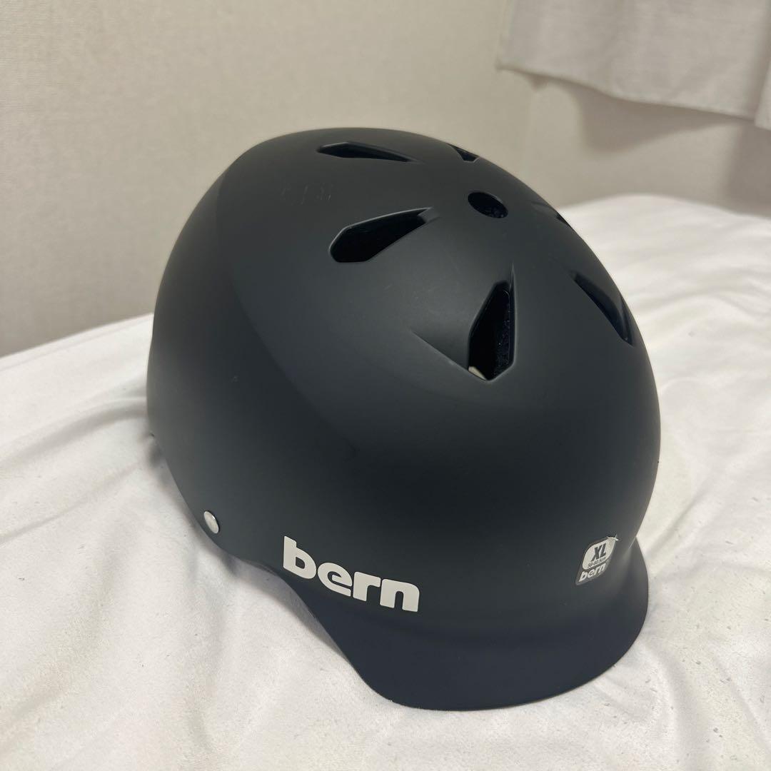 新品未使用 bern WATTS ハードヘルメット XL マットブラック - メルカリ