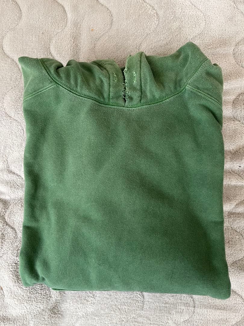 ANCELLM 25SS DYED DAMAGE HOODIE GREEN 新品 - メルカリ