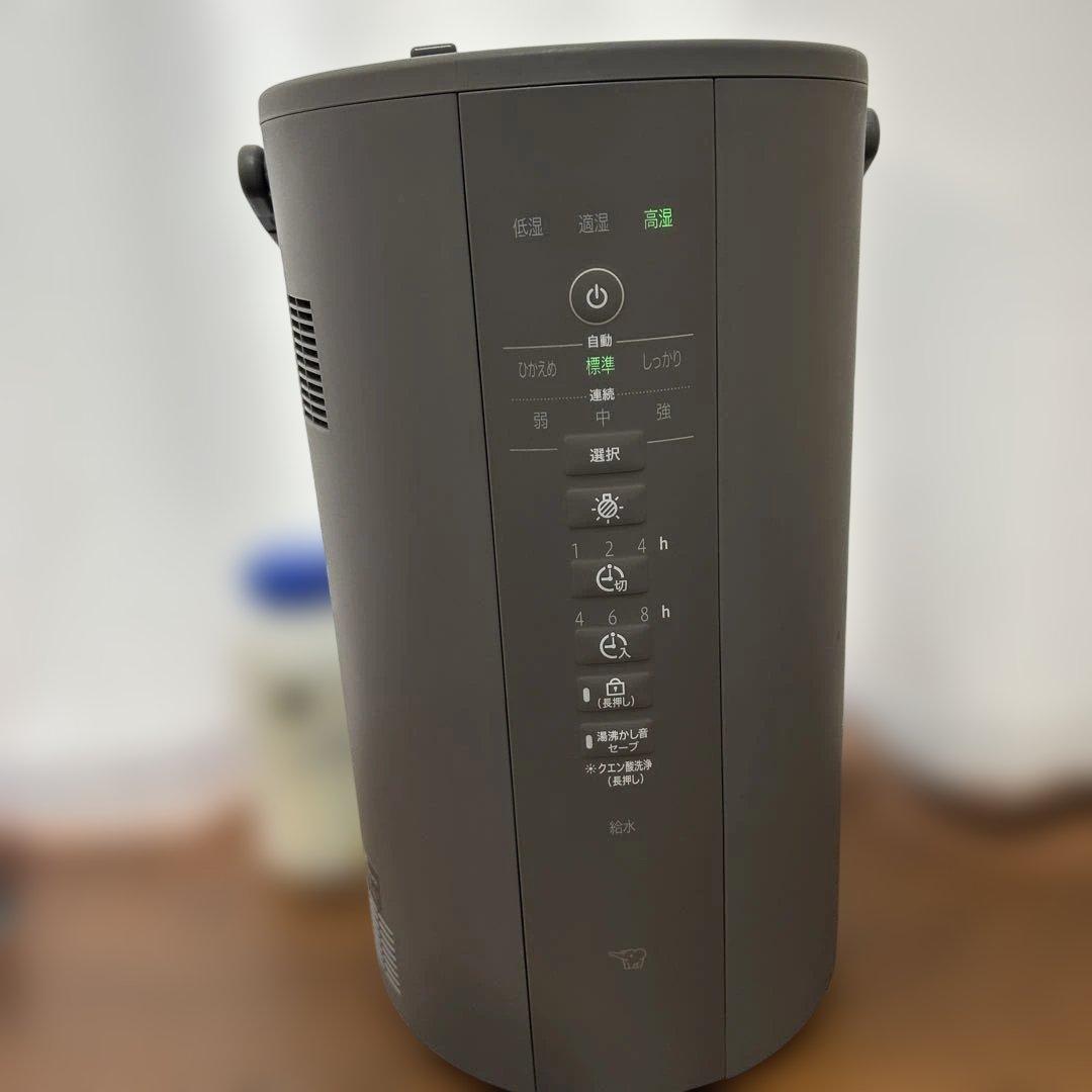 象印 グレー加湿器 2024年製 EE-DE50-HA アウトレット】象印 EE-DE50-HA グレー [スチーム式加湿器 (木造8畳