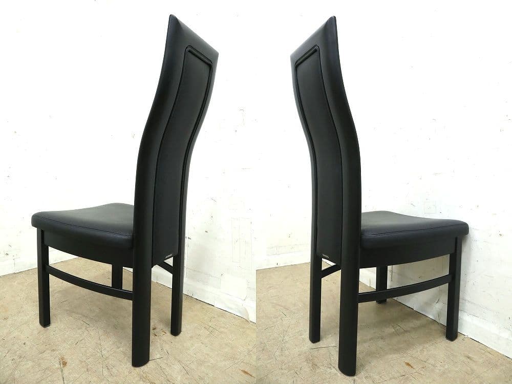 カリモク家具】CE35シリーズ・ハイバックチェア③本革・ブラック