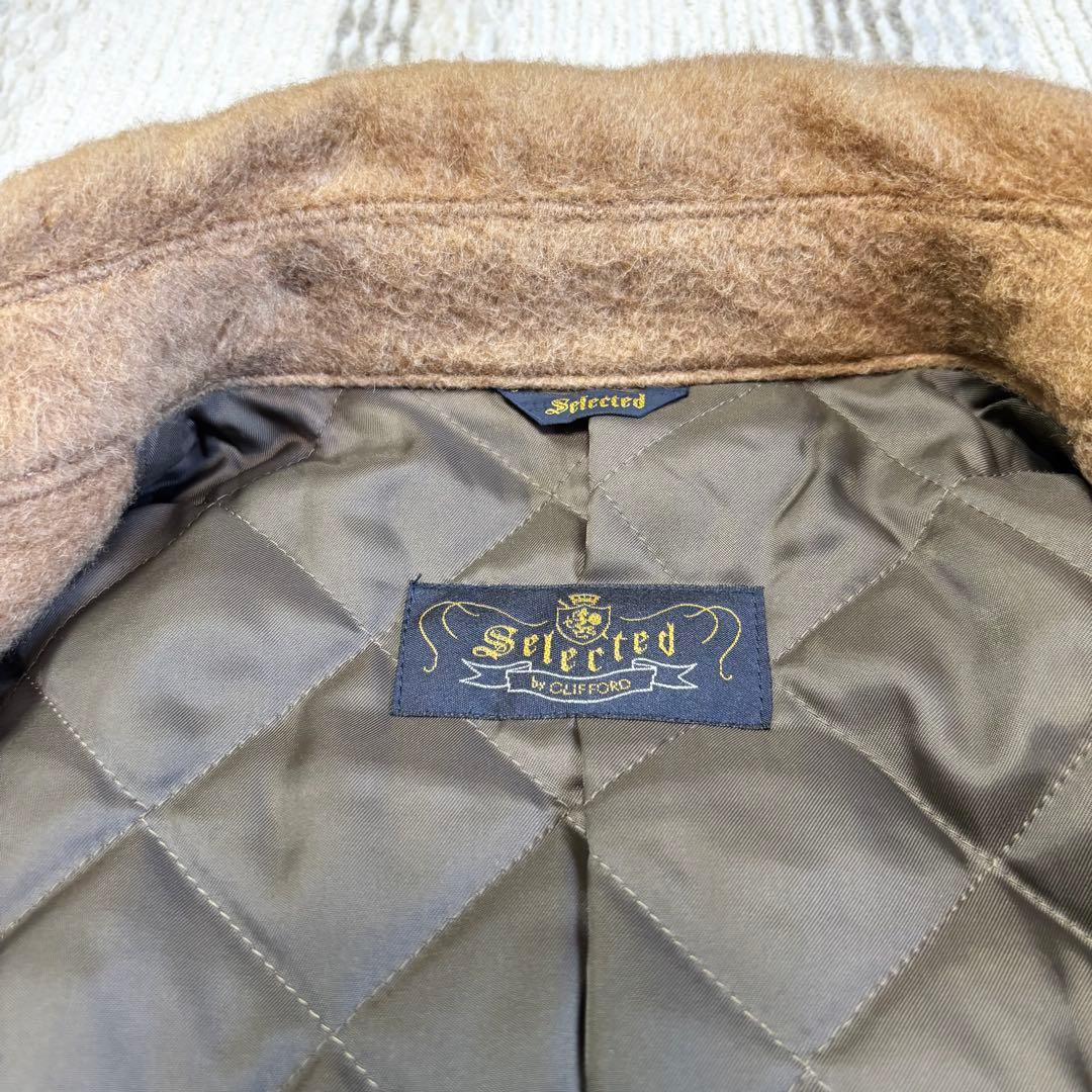 狂四郎様専用 ビンテージ ステンカラーコートキャメル100% イタリア