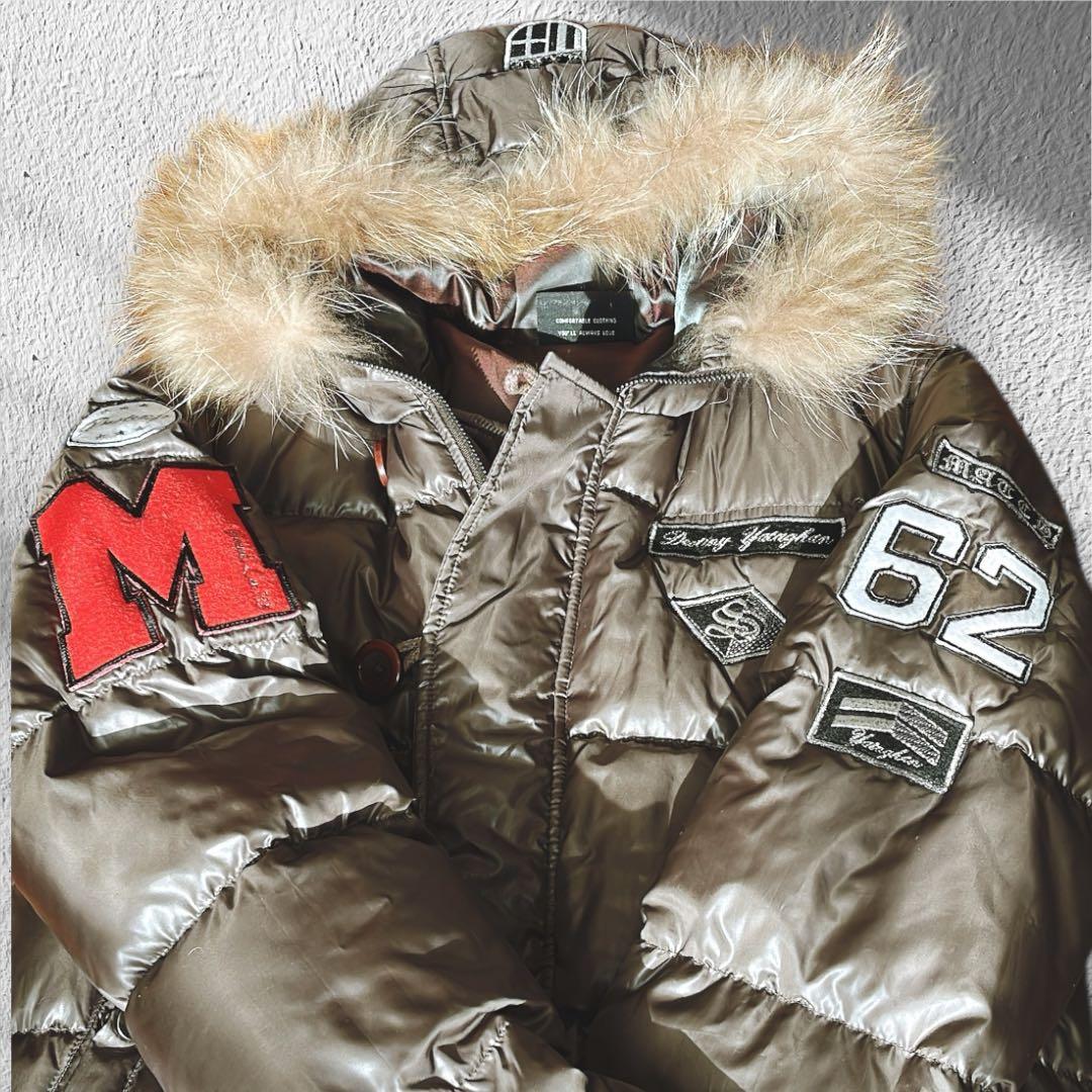 y2k 平成 Lavファー付き ダウン ジャケット L ￥4300⇒￥4100 - メルカリ