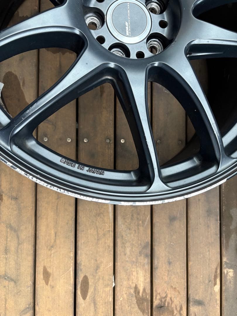 ワークエモーション極18 8.5J +47 ホイールのみ2本　PCD100 5穴