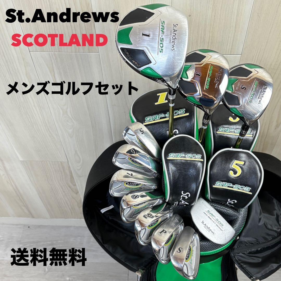 【メンズ右】セントアンドリュース　メンズゴルフセット　初心者 M70612 Amazon.co.jp: 美品 優しい St.Andrews セントアンドリュース メンズ R