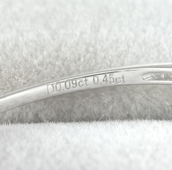 【美品】ルビー　ダイヤモンド　リング　0.45ct　0.09ct　K18WG