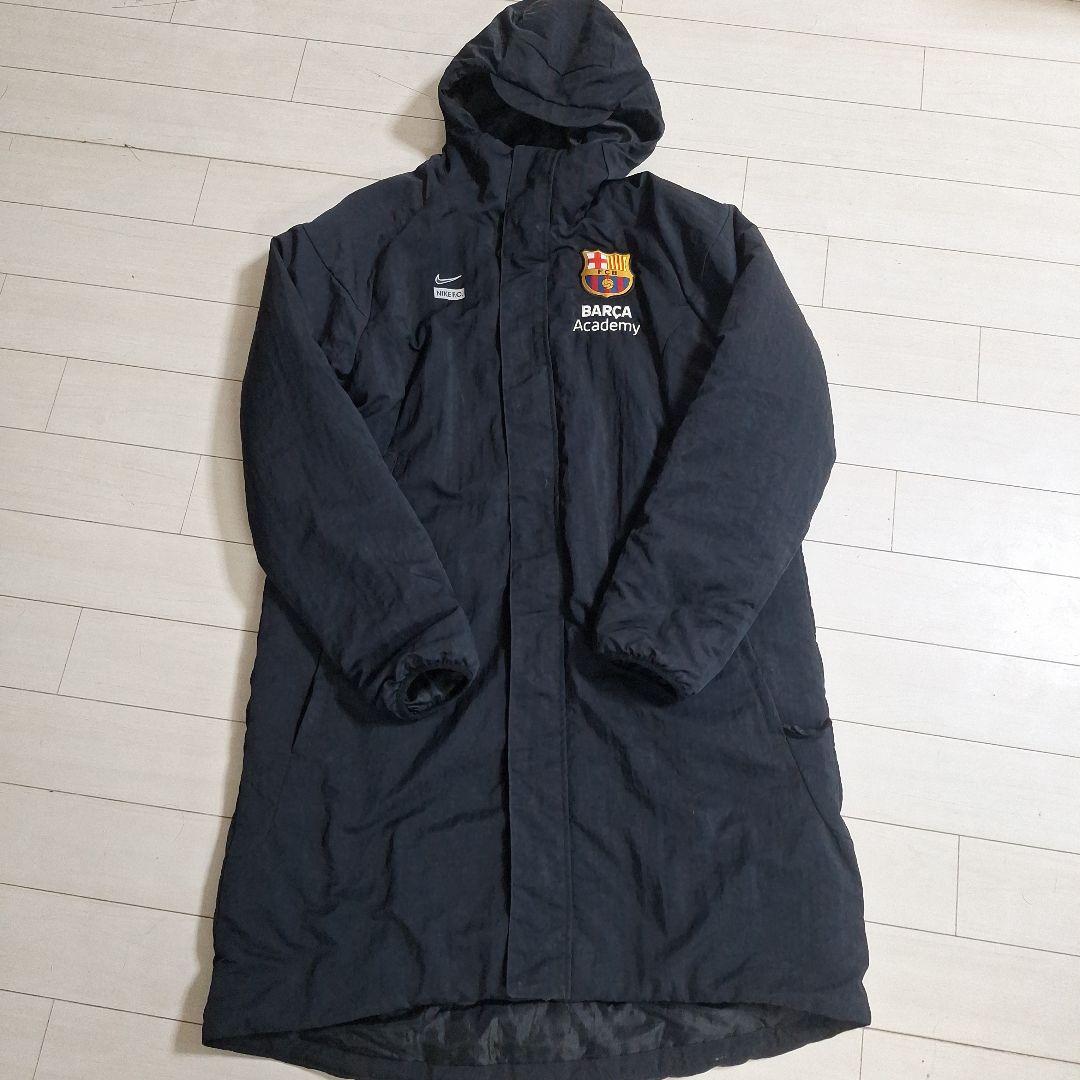 Nike BARÇA Academy　バルサ 　ベンチコート ブラック NIKE（ナイキ） サッカーウェア ベンチコート メンズ HO TF