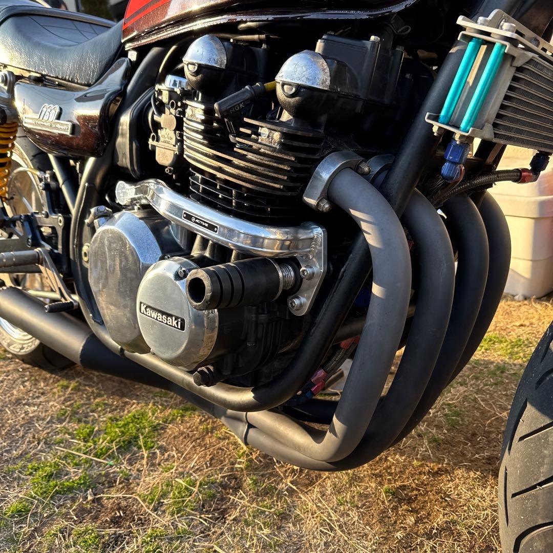 Kawasaki ゼファー750 ミズノモータース ゼス菅 ちょい悪 3D曲げ