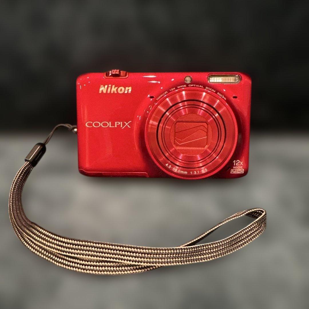 Nikon COOLPIX S6500 レッド コンパクトデジタルカメラ Amazon.com : Nikon COOLPIX S6500 Wi-Fi Digital Camera with 12x