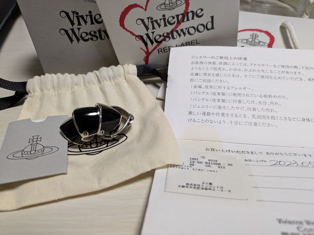【値下げ交渉可】VivienneWestwood ARTEMIS RING 6404016O-02P166-IM_PLATINUM-
