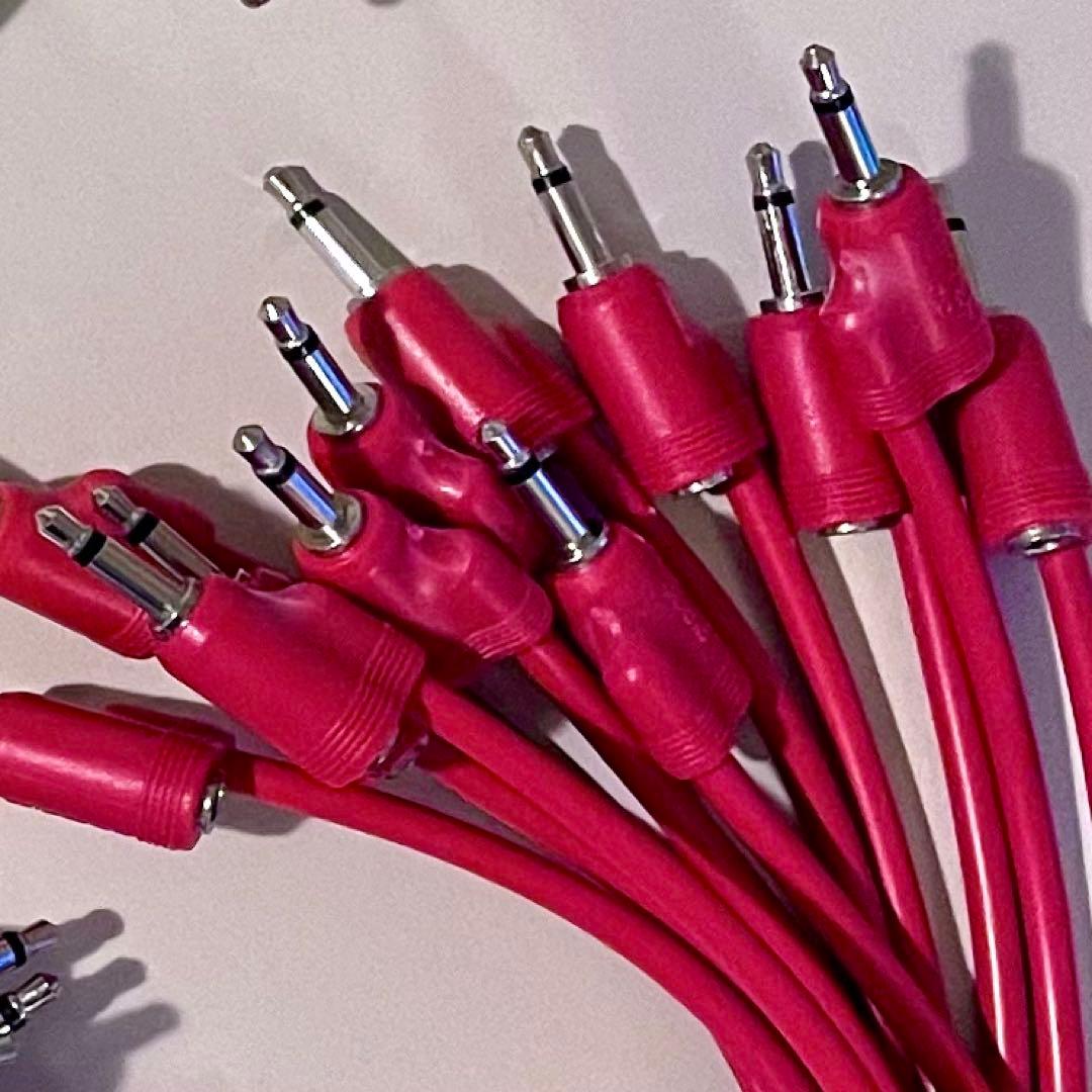 Tiptop stackcable red 12本 Tiptop Audio ( ティップトップオーディオ ) Stackable Shielded 3.5mm