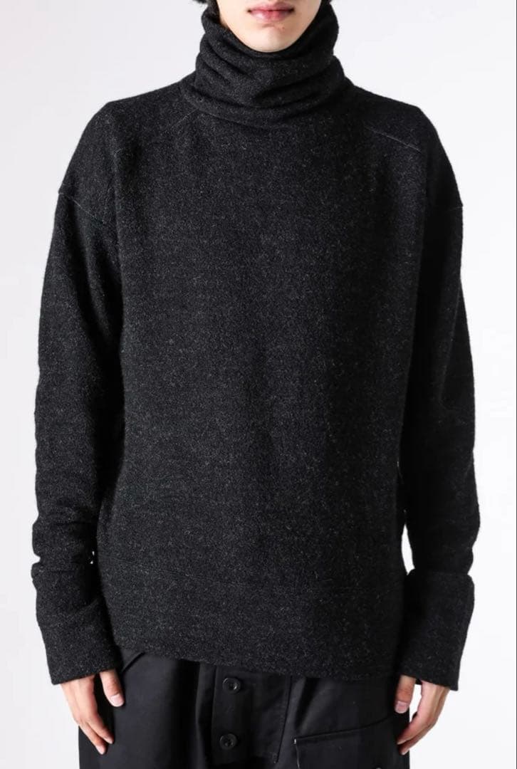 KLASICA 25AW Volume Turtle Neck サイズ3 タグ付 ZESICA Women's Fall 2025 Turtleneck Batwing Long Sleeve Ribbed