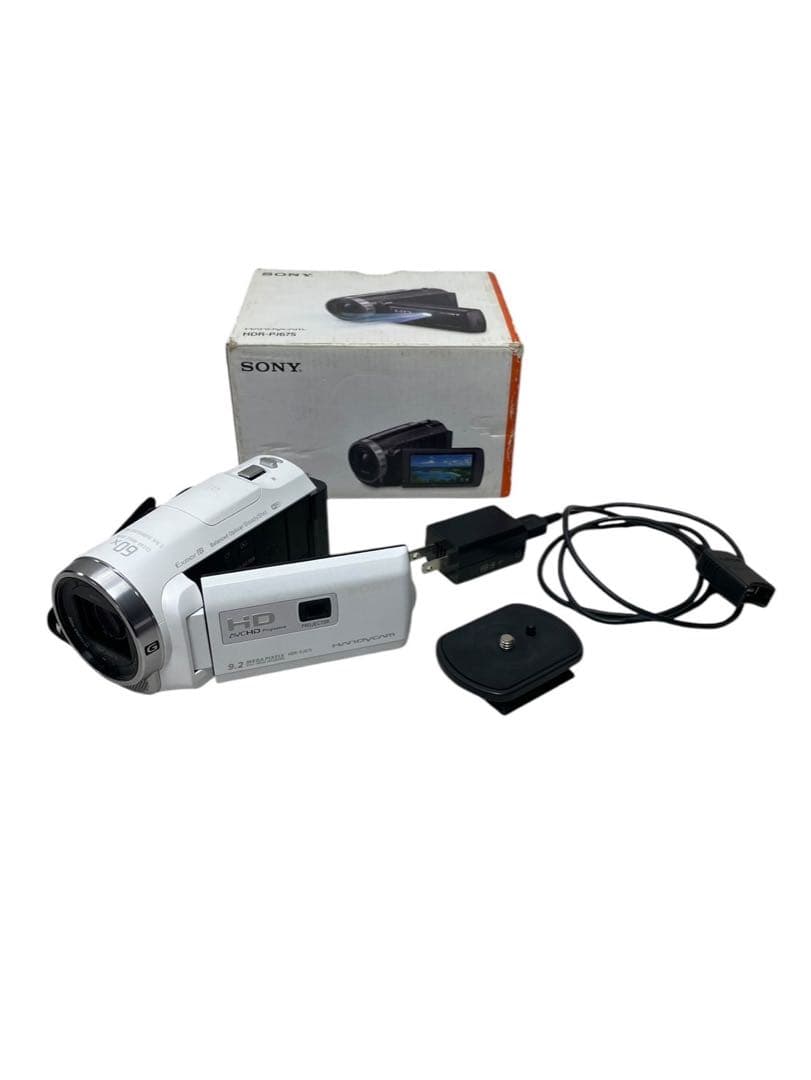 SONY Handycam HDR-PJ675 ホワイト HDR-PJ675 | デジタルビデオカメラ Handycam ハンディカム | ソニー