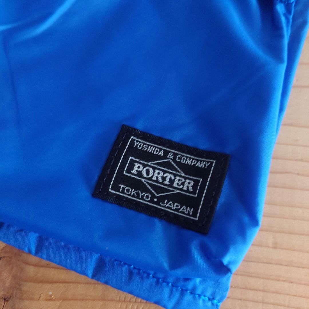 PORTER エコバッグ 青色 ロゴ入りの通販はau PAY マーケット - 輸入