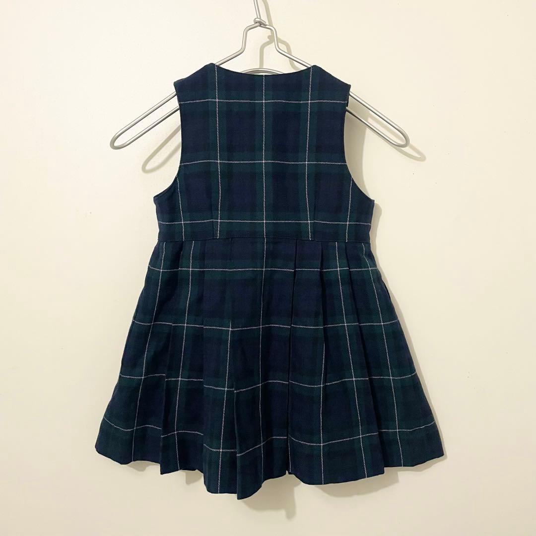 BURBERRY バーバリー チェック ジャンパー スカート ワンピース 100