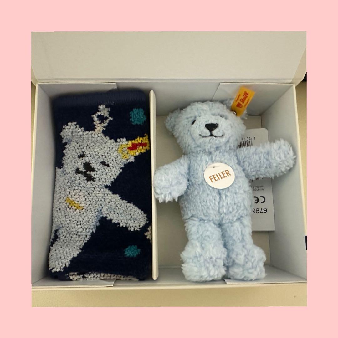 Feiler フェイラー× Steiff シュタイフ コラボ ハンカチセット ②